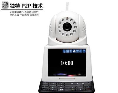 【移动电话网络摄像机 室内可视监控网络摄像头 自动报警 WIF】价格_厂家_图片 -